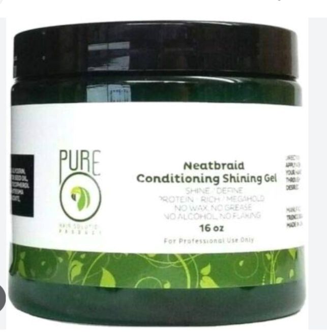 PUREO NEATBRAID COND GEL 16 OZ