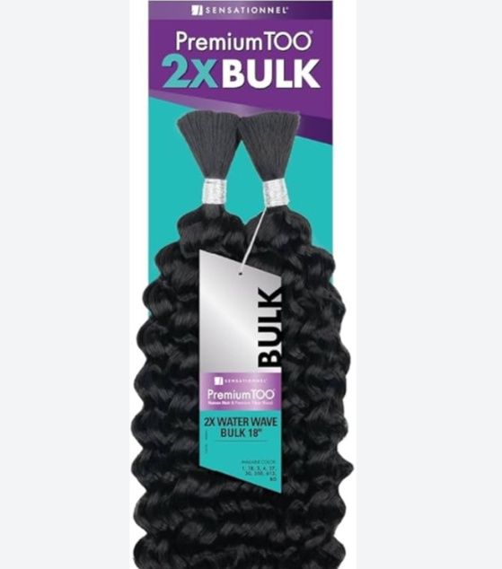 Premium Too 2X water wave bulk 18”
