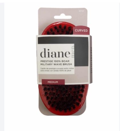 Red Reinforced Boar club wave brush