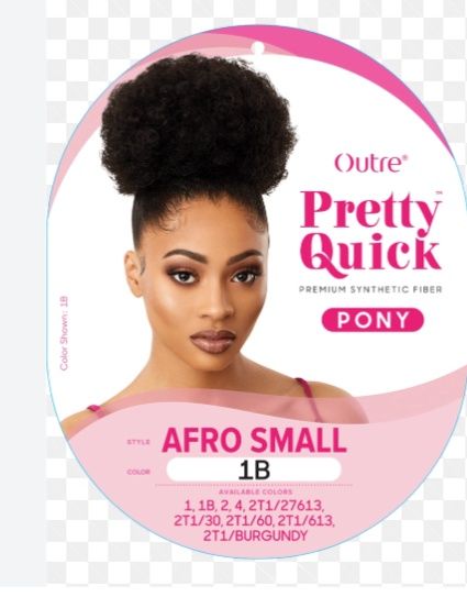 Pretty quick pony Afro small