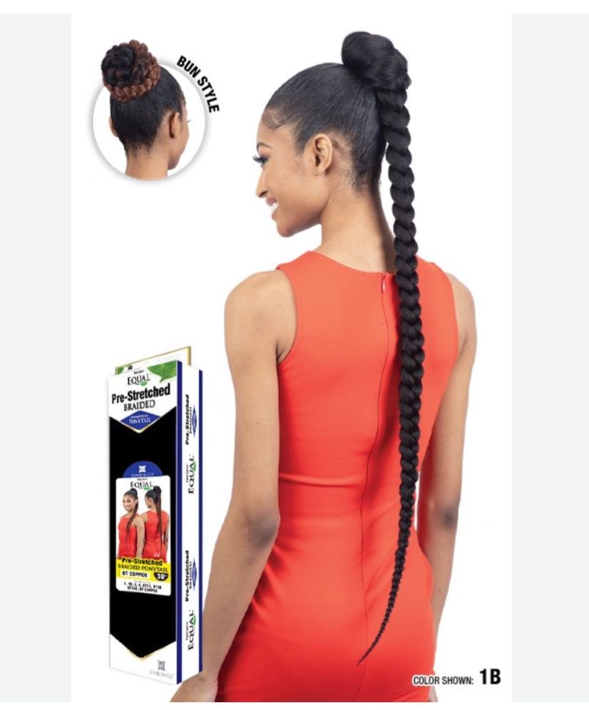 Pre-Stretched Braided Ponytail