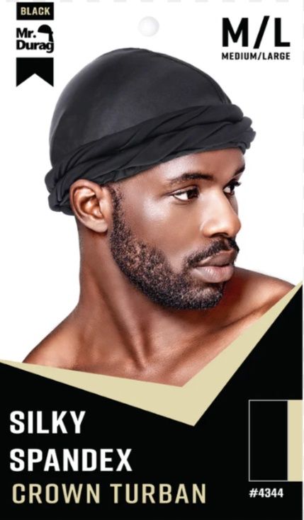 Silky Spandex Crown Turban