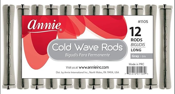 Annie Cold Wave Rod Long 12Ct Gray