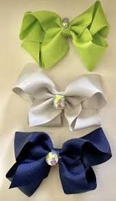 Large Jewel Bows Multi Color