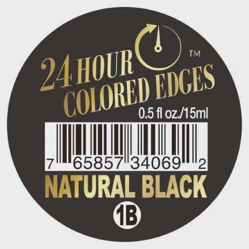 24 HR EDGE TAMER COLORED (0.5OZ) - #1B NAT BLACK
