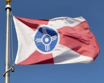 Silk Screened Wichita Flag