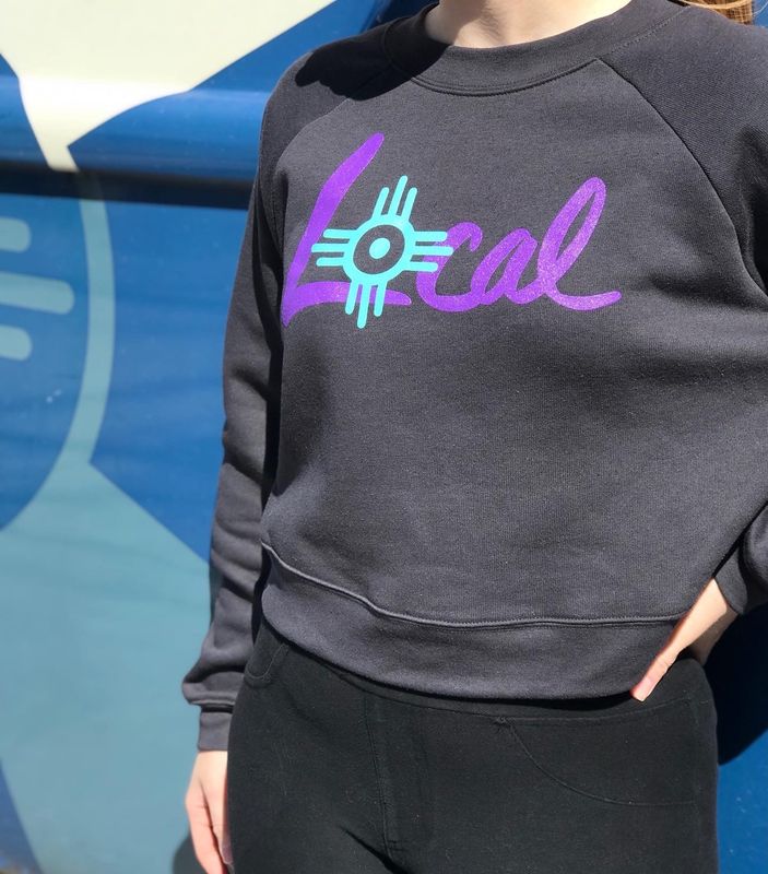 Local Cropped Pullover Fleece