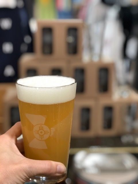 Wichita Flag Satin Etched  Pint Glass
