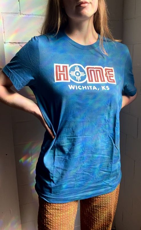 Home Tee/T-Shirt Cool Blue
