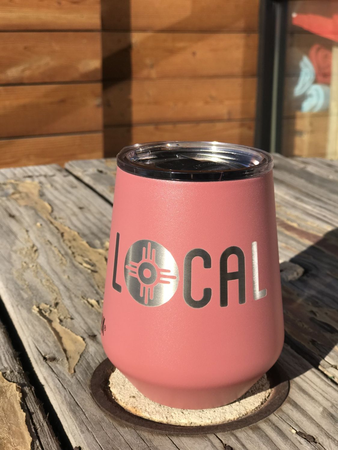 Local Camelbak Wine Tumbler- Terracotta Rose
