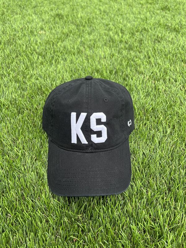 KS Black Cotton Dad Hat