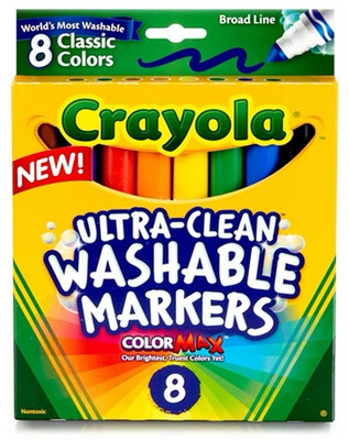 Crayons Ultra Clean Washable Markers