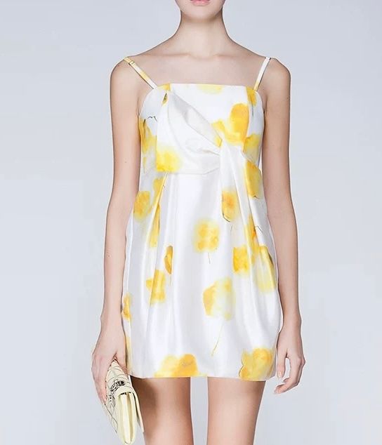 Printed halter dress summer style