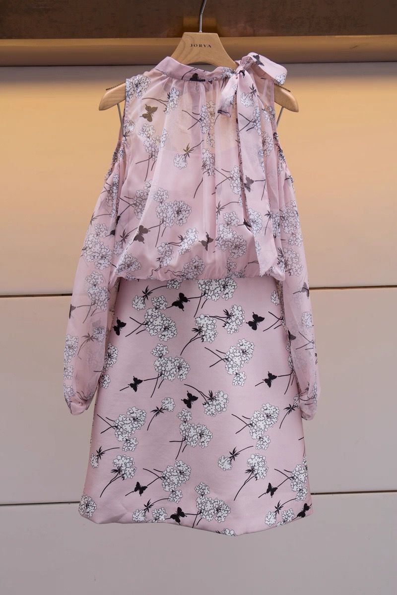 Sexy printed dress summer style