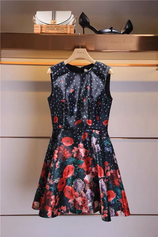 Printed dress summer style Multi Colour