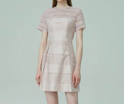 Hollowed-out and slimming A-line dress for summer