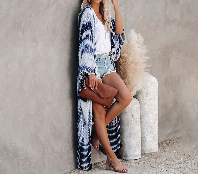 New vacation casual loose sun-protective bikini beach dress