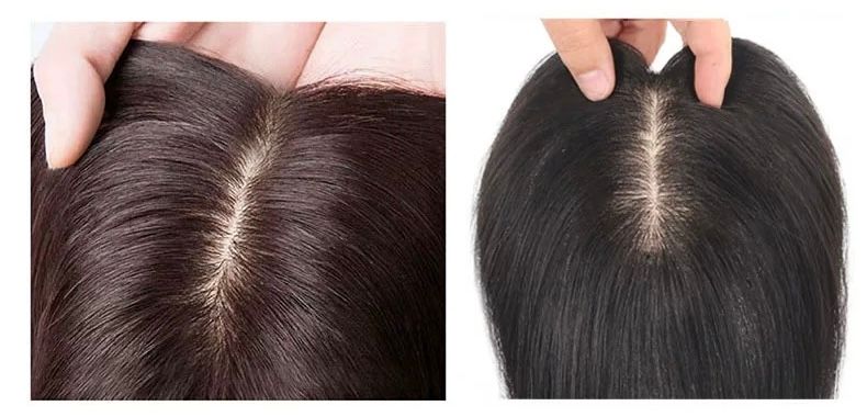 Human hair top