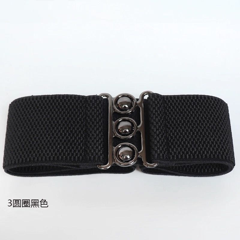 Fashionable and simple belt Black