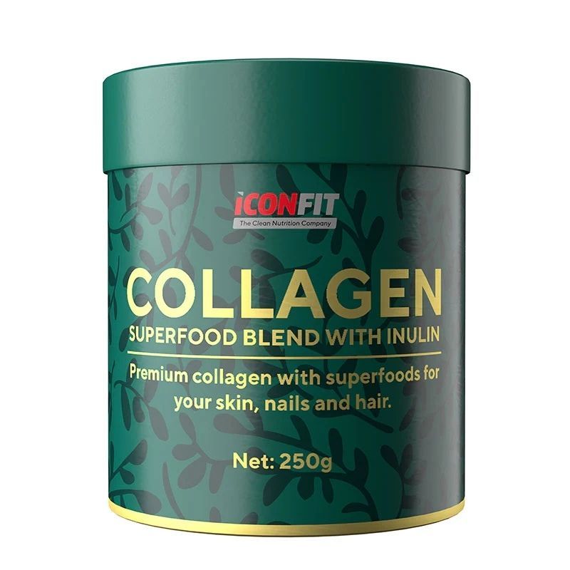 iCONFIT kolageno Supermaistas su inulinu ir liofilizuotomis avietėmis ir juodaisiais serbentais (250 g)