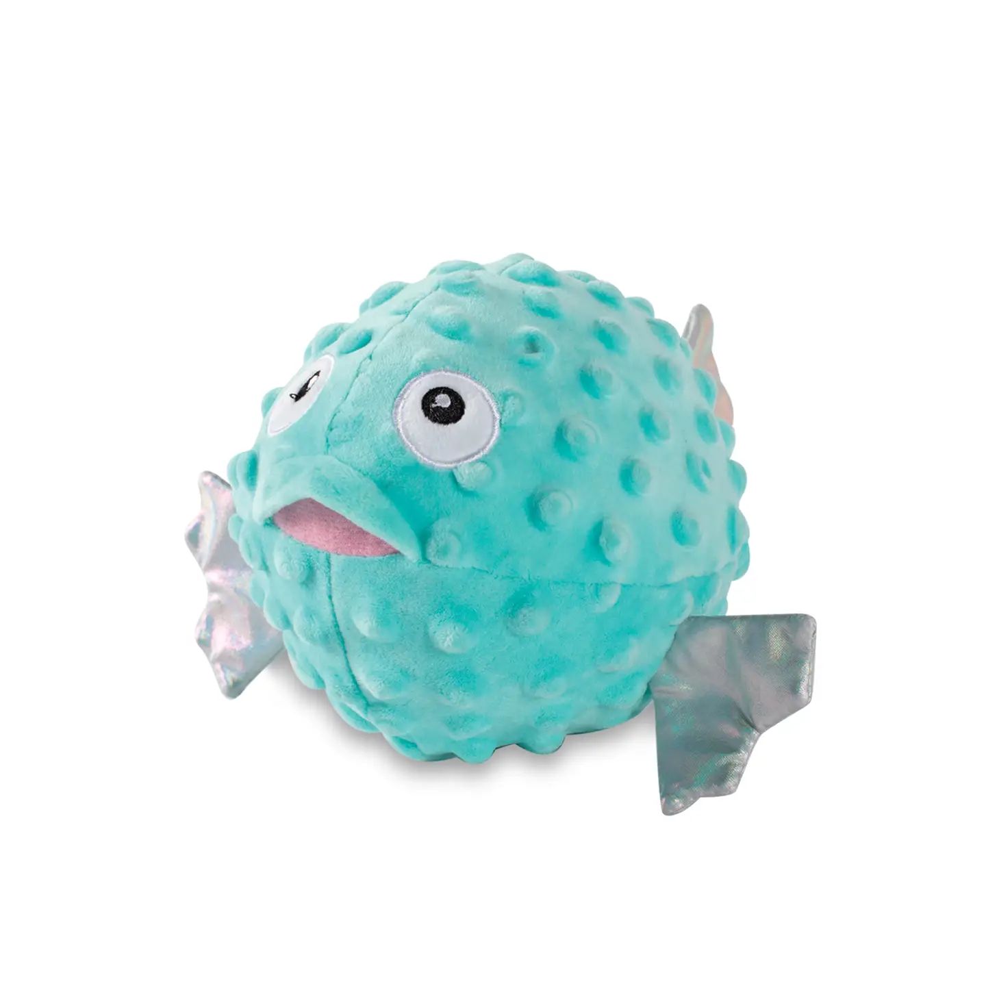 Puffed up Puffer Fish - Plush Dog Toy