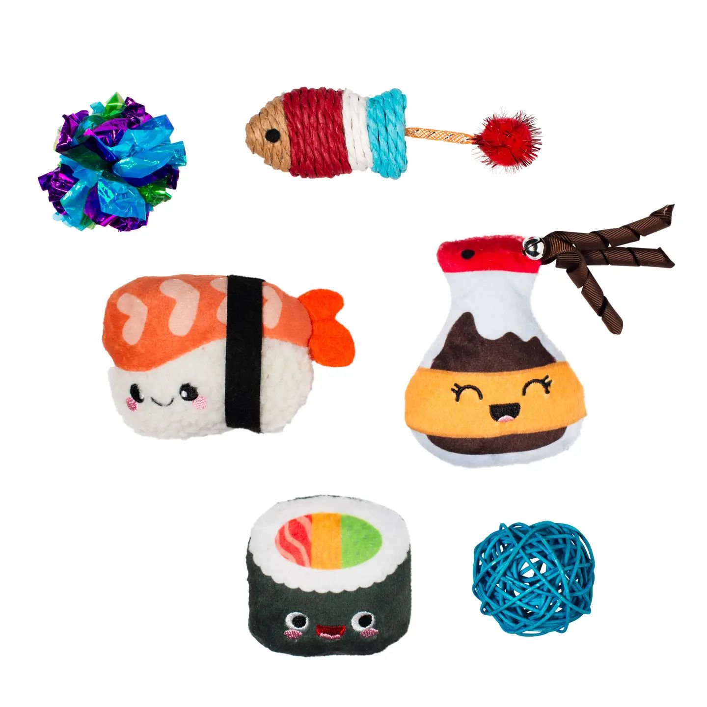 True Soymates - Set of 6 Cat Toys