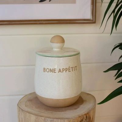 Bone Appetit Ceramic Treat Canister