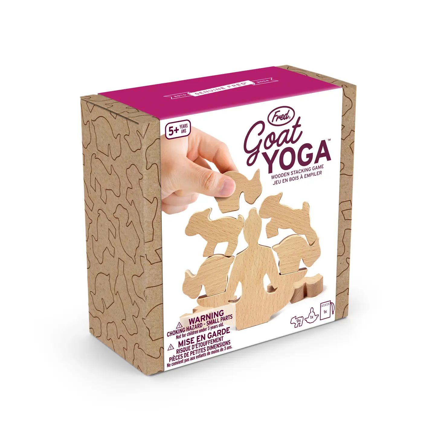 Goat Yoga - Wooden Stacking Game