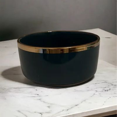 Fancy Pants - Emerald Green &amp; Gold Food Bowl