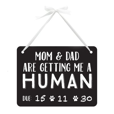 Baby Announcement from Pet Chalkboard