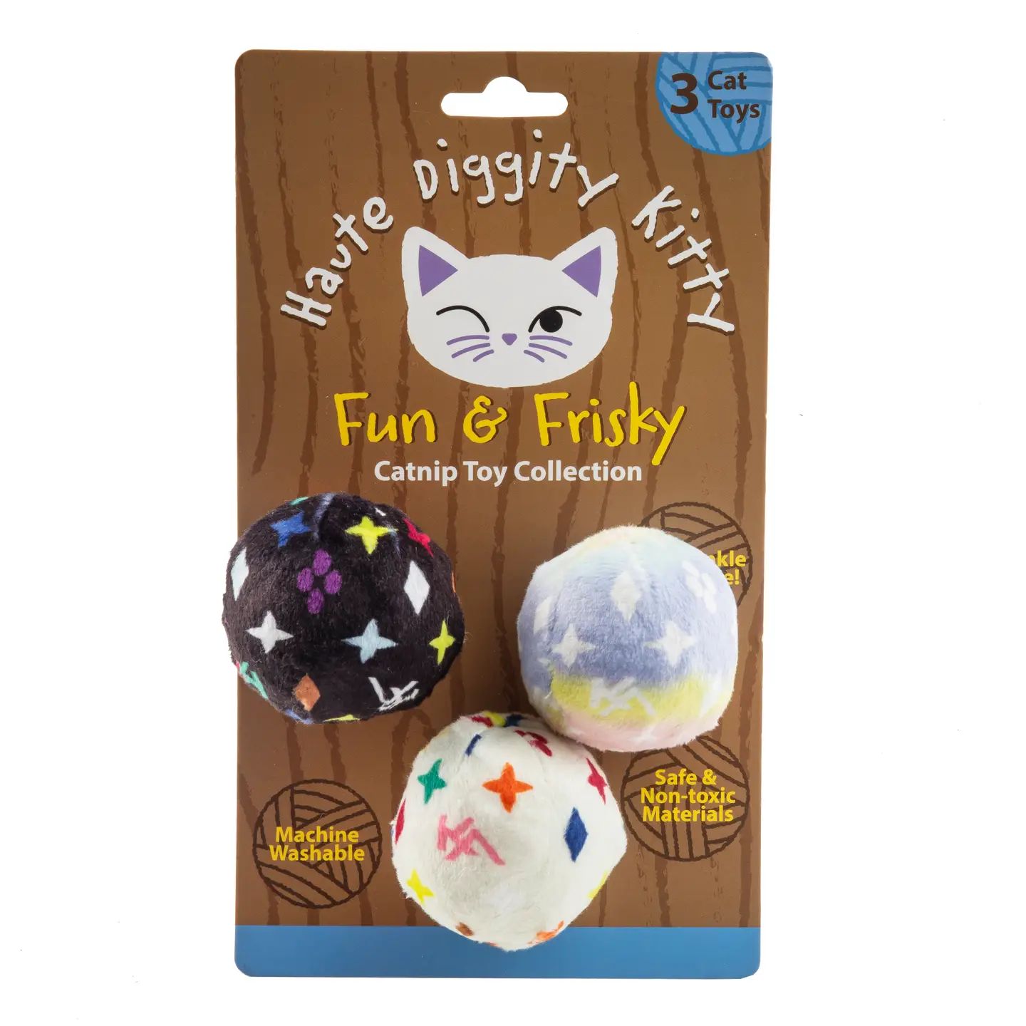 Kitty Vuiton Balls - Organic Catnip Toys