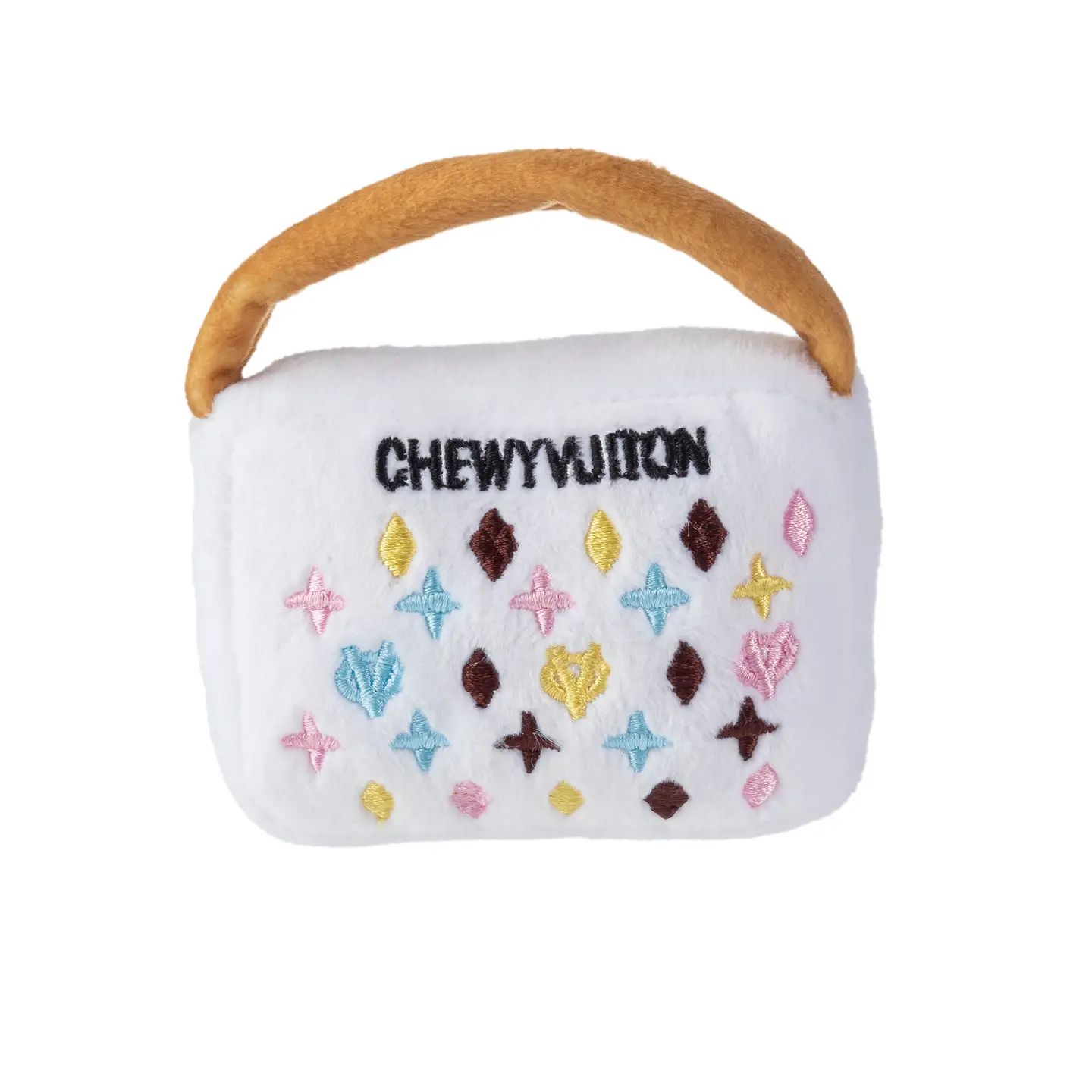 White Chewy Vuiton - Plush Large Dog Toy