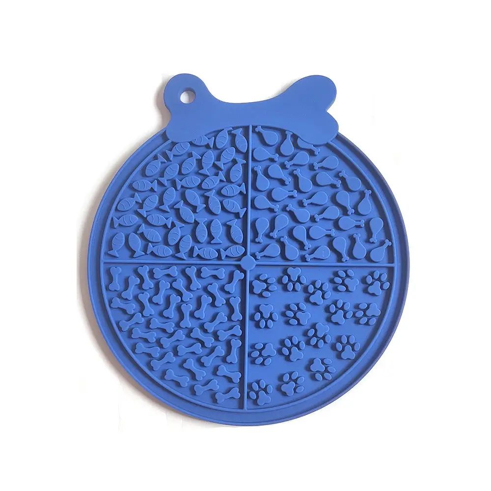 Bowlo - Slow Feeding Lick Mat, Colour: Blue