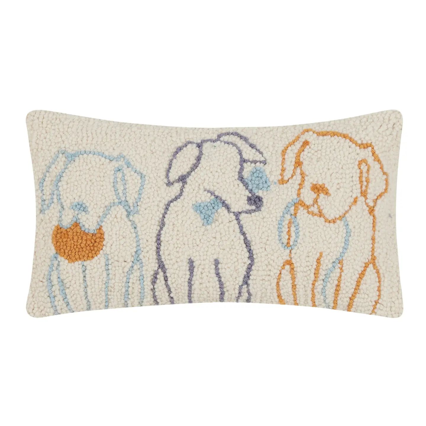 Dog Silhouettes Hook Pillow