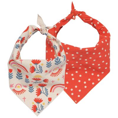 Be Here Now - Set of 2 Dog Bandanas