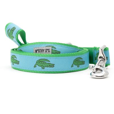 Blue Alligator Leash