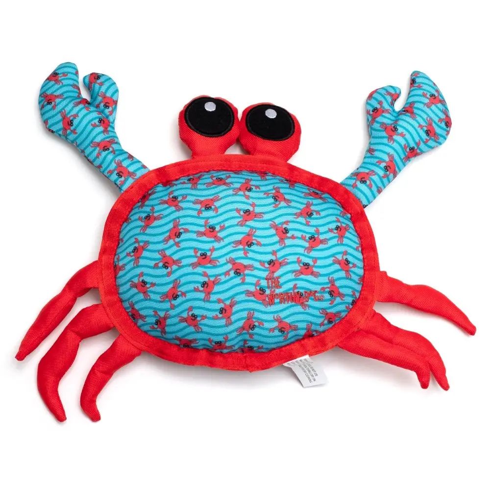 Teal Crab - Plush Large Dog Toy