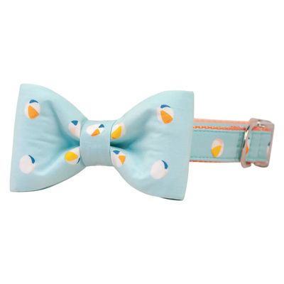 Beach Balls - Bow Tie Dog Collar