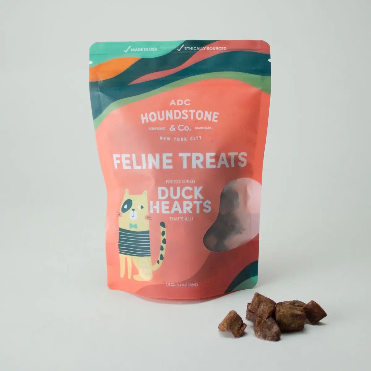 Duck Heart Freeze Dried Cat Treats