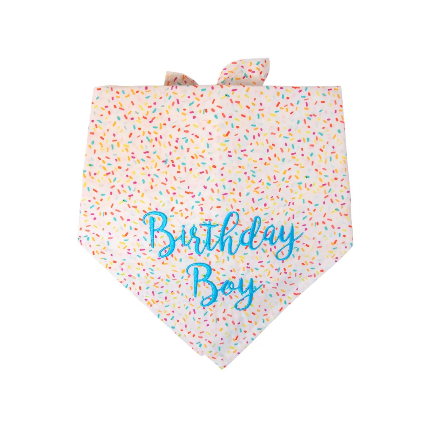 Birthday Boy Sprinkles - Dog Bandana, Size: Small