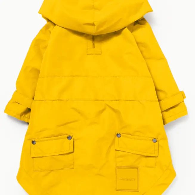 Talon Raincoat for Dogs - Yellow, Size: Small