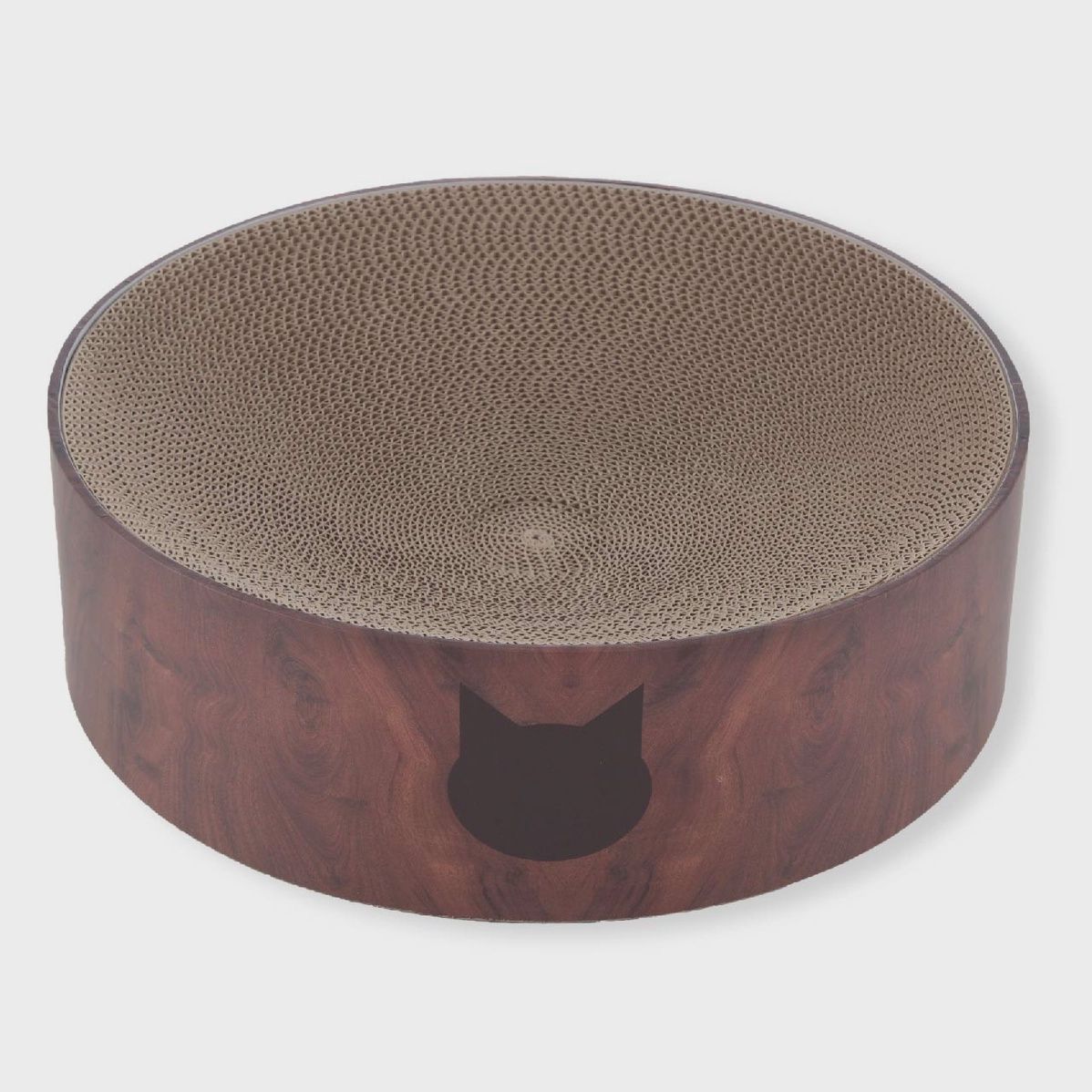Cozy Cat Scratcher Bowl, Colour: Dark Cherry