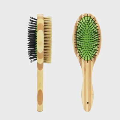 Dual Sided Dog Bamboo Grooming Brush