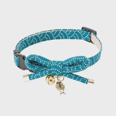 Zen Fish Charm Cat Collar