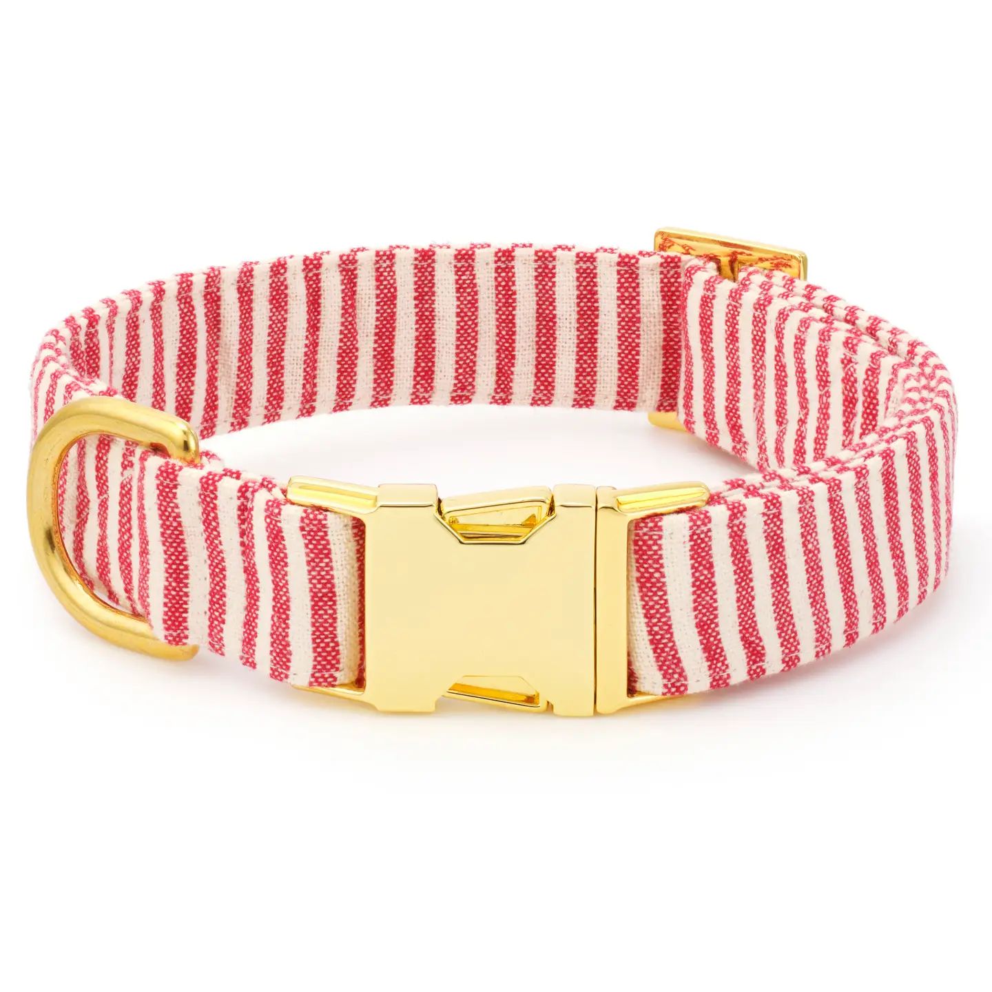 Red Stripe Dog Collar