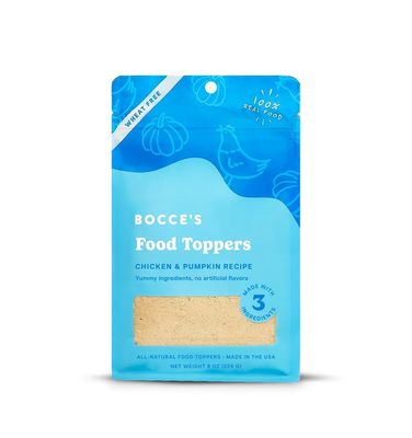 Bocce&#39;s Bakery Chicken and Pumpkin Food Topper 8oz