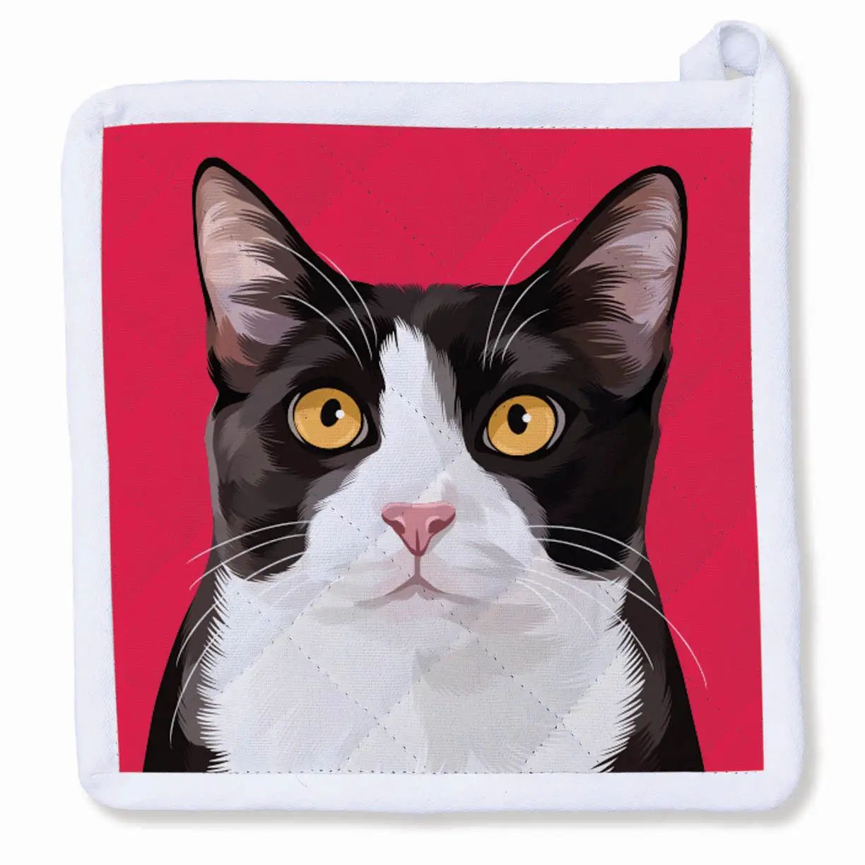 Tuxedo Cat Potholder