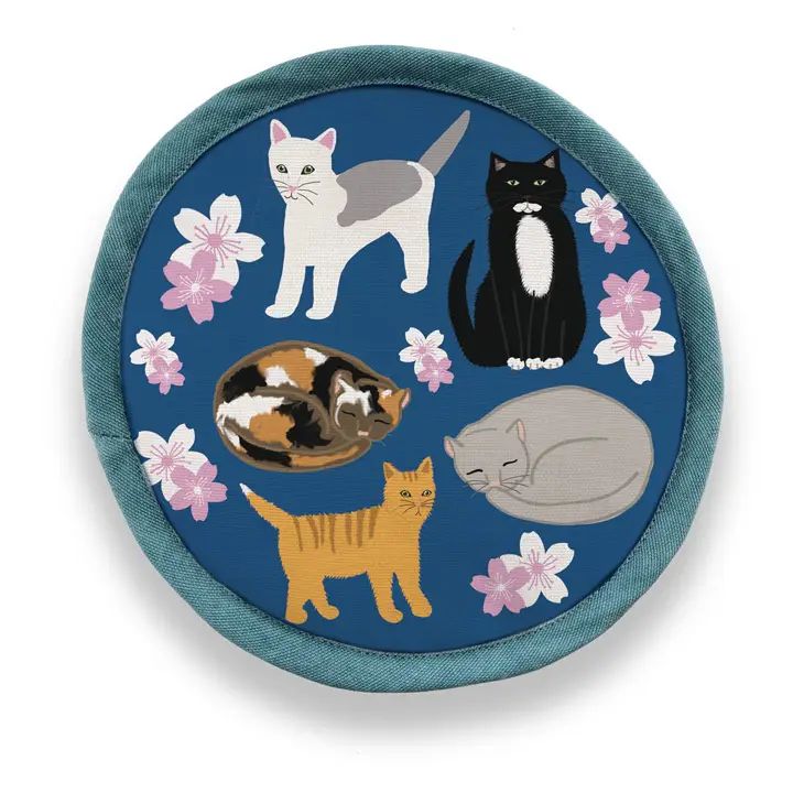 Rescue Cats - Round Potholder