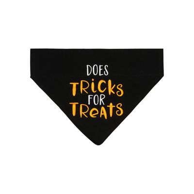 Tricks for Treats Halloween Dog Bandana