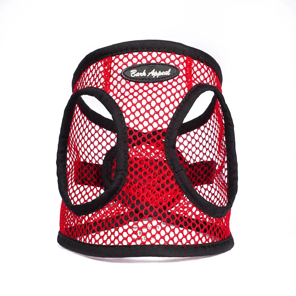 Netted Step in Harness - Red